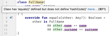 Effective Kotlin Item 43: Respect the contract of hashCode